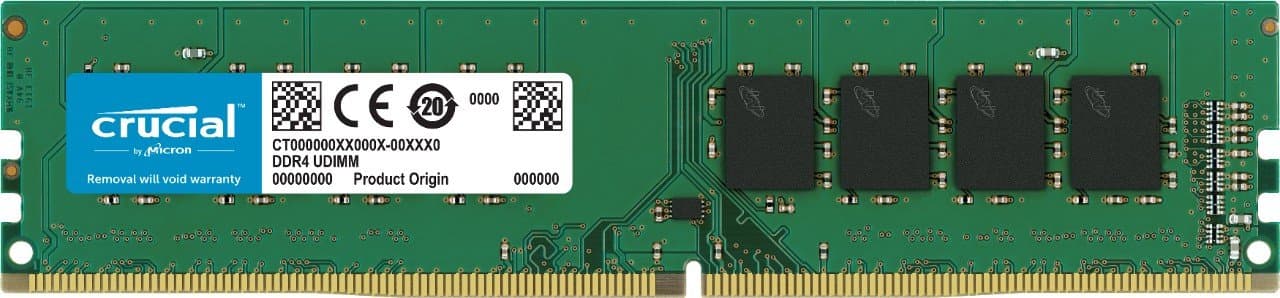 Crucial RAM 16GB DDR4 3200MHz CL22 (or 2933MHz or 2666MHz) Desktop Memory CT16G4DFD832A