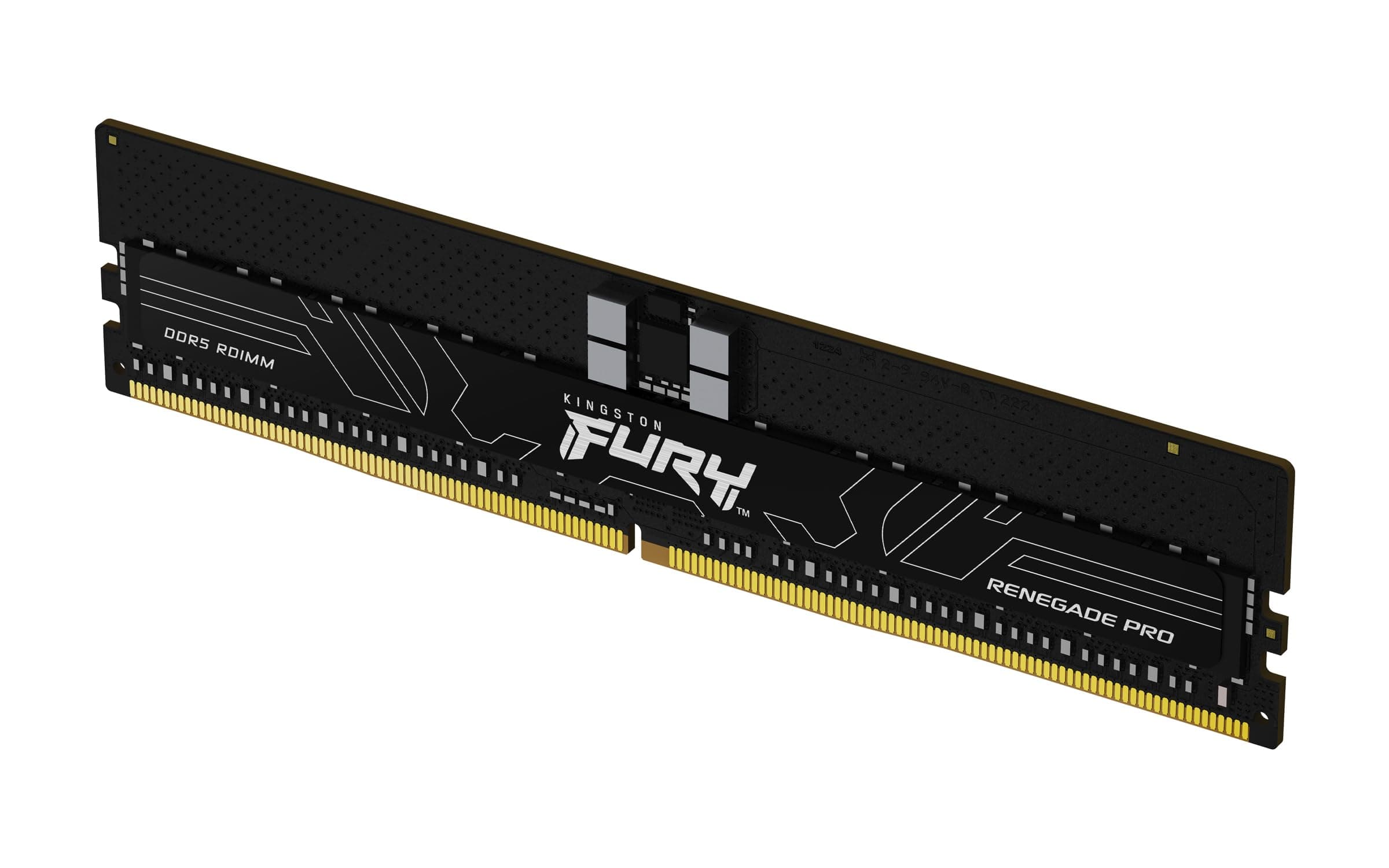 Kingston Fury Renegade Pro Expo 32GB 6400MT/s DDR5 ECC Reg CL32 DIMM Memory Overclockable ECC Registered DIMM- KF564R32RBE2-32