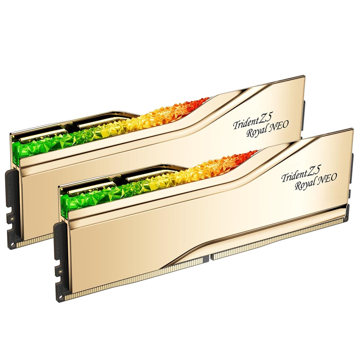 G.SKILL Trident Z5 Royal Neo Series DDR5 RAM (AMD Expo) 32GB (2x16GB) 6000MT/s CL28-36-36-96 1.40V Desktop Computer Memory U-DIMM - Gold (F5-6000J2836G16GX2-TR5NG)
