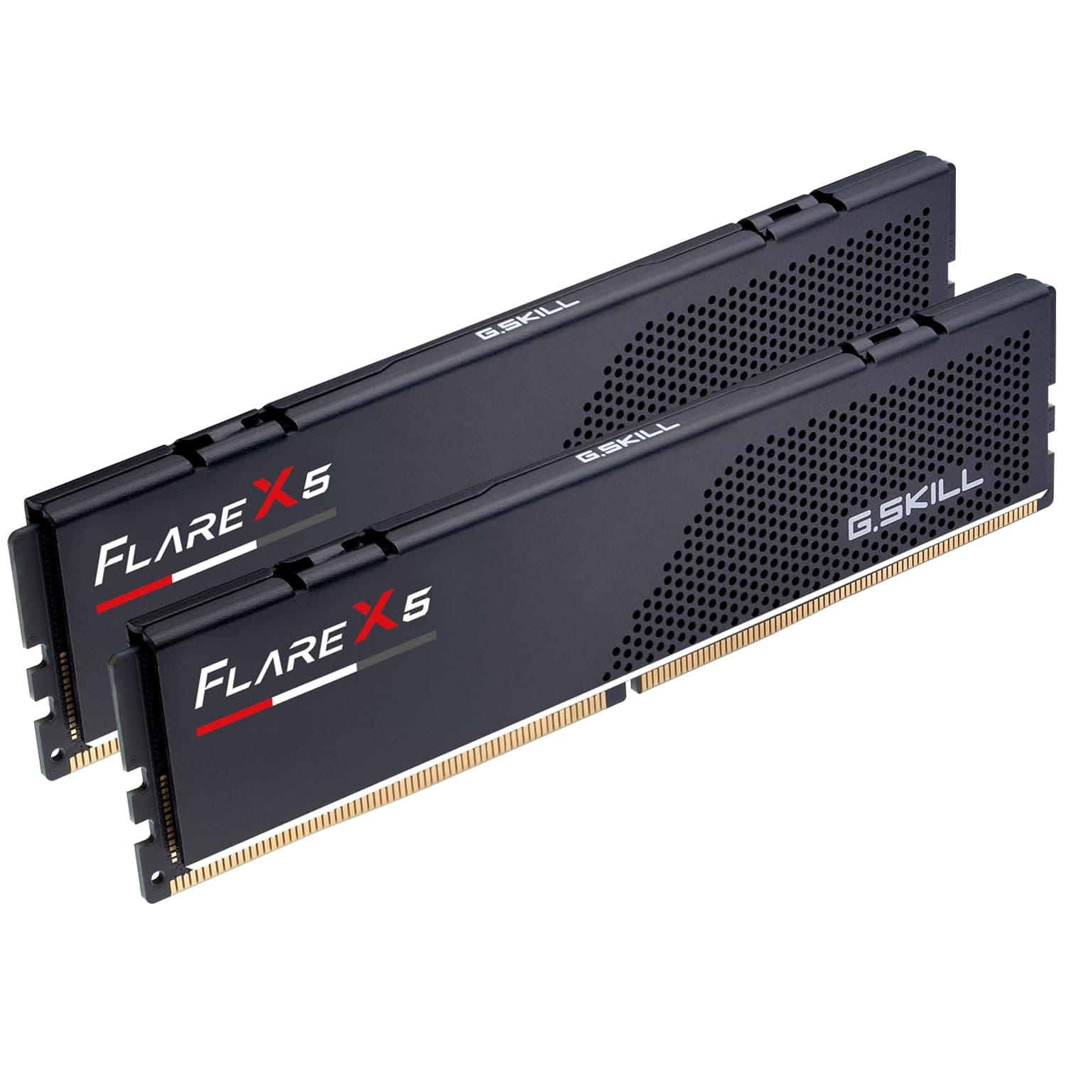 G.SKILL Flare X5 Series DDR5 RAM (AMD EXPO & Intel XMP 3.0) 128GB (2x64GB) 6000MT/s CL34-44-44-96 1.35V Desktop Computer Memory U-DIMM - Matte Black (F5-6000J3444F64GX2-FX5)