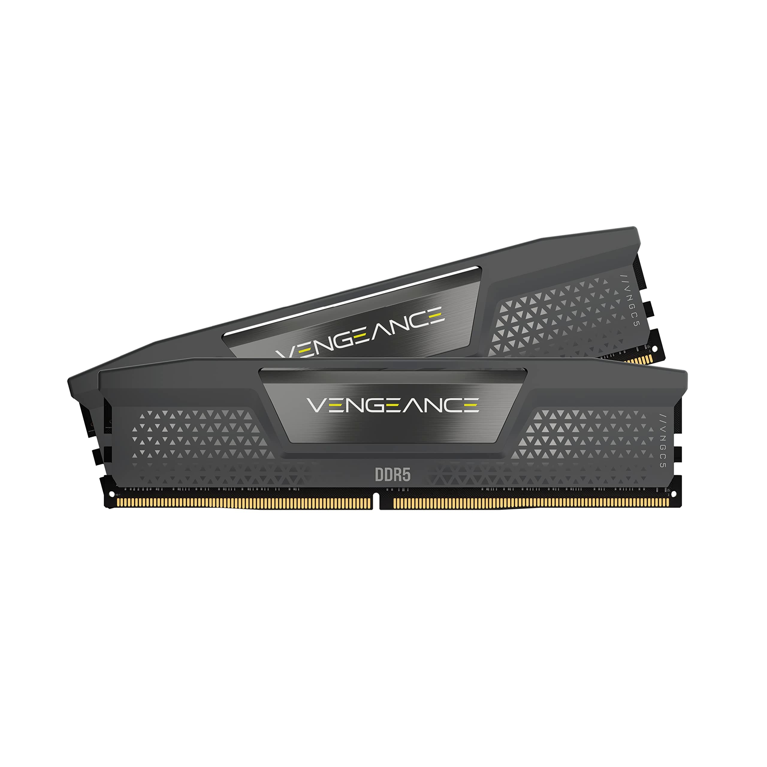 CORSAIR Vengeance DDR5 32GB (2x16GB) DDR5 6000MHz CL36 AMD Expo Intel XMP iCUE Compatible Computer Memory – Gray (CMK32GX5M2E6000Z36)