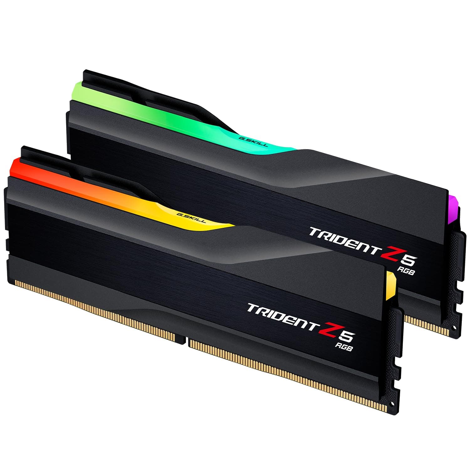 G.SKILL Trident Z5 RGB Series DDR5 RAM (Intel XMP 3.0) 64GB (2x32GB) 6400MT/s CL32-39-39-102 1.40V Desktop Computer Memory U-DIMM - Matte Black (F5-6400J3239G32GX2-TZ5RK)