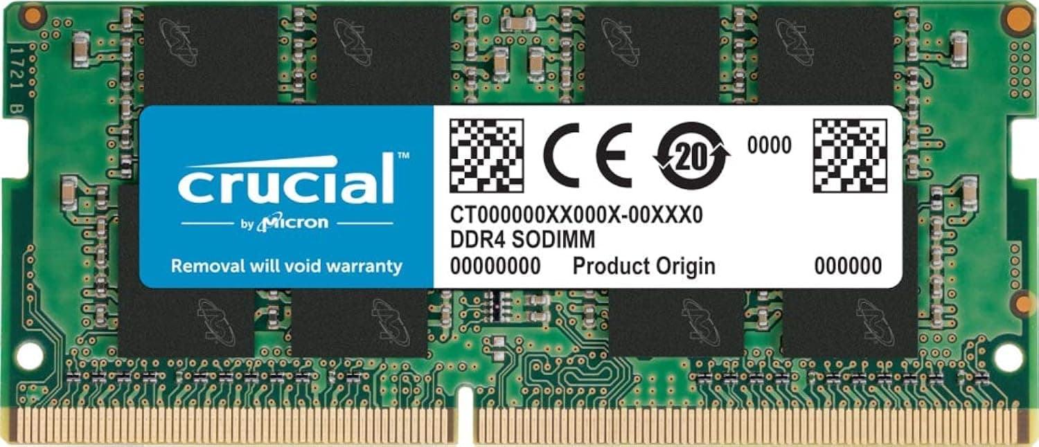 Crucial RAM 8GB DDR4 2666 MHz CL19 Laptop Memory CT8G4SFRA266