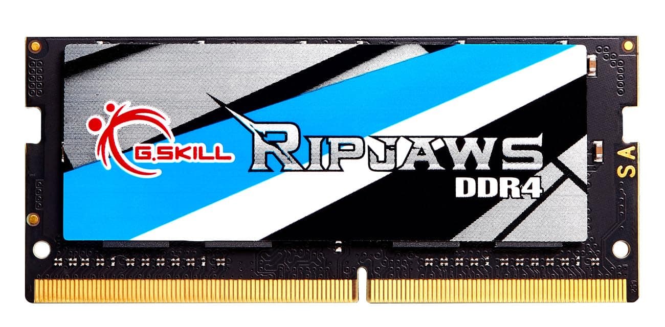 G.SKILL Ripjaws DDR4 SO-DIMM Series DDR4 RAM 16GB (1x16GB) 2400MT/s CL16-16-16-39 1.20V Unbuffered Non-ECC Notebook/Laptop Memory SO-DIMM (F4-2400C16S-16GRS)