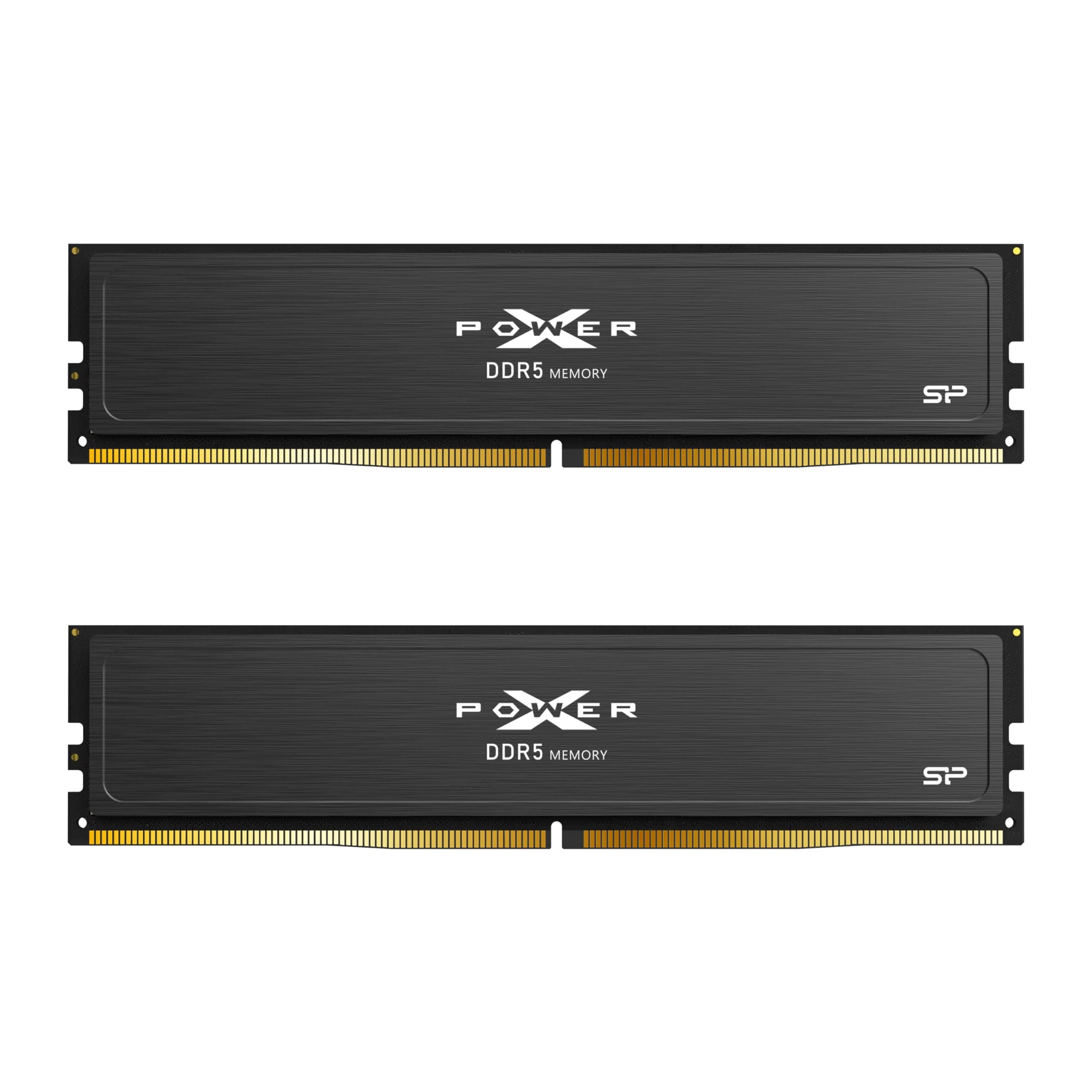 Silicon Power DDR5 32GB (2x16GB) Value Gaming 6000MT/s (PC5-48000) 288-pin CL36 1.35V UDIMM Desktop Memory Module RAM SP032GXLWU60CFDJ