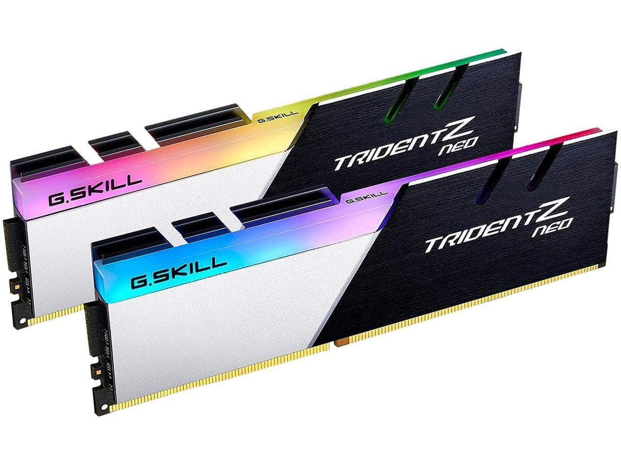 G.SKILL Trident Z Neo Series DDR4 RAM (XMP) 32GB (2x16GB) 3600MT/s CL16-19-19-39 1.35V Intel AMD Desktop Computer Memory U-DIMM (F4-3600C16D-32GTZNC)