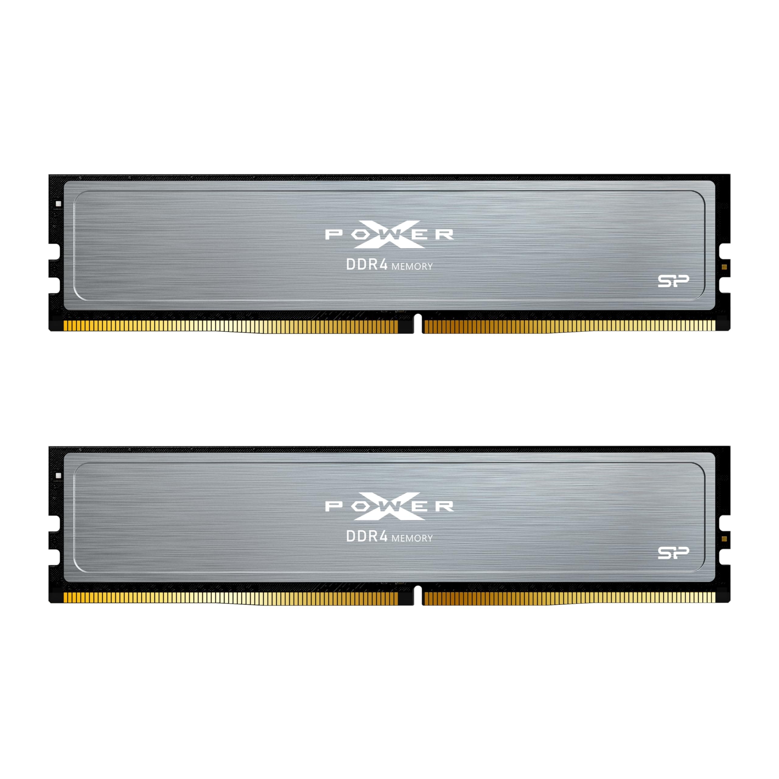 Silicon Power Gaming Series DDR4 3200MT/s (PC4 25600) 32GB (2x16GB) Dual Pack 1.35V Desktop Unbuffered DIMM SP032GXLZU320BDI