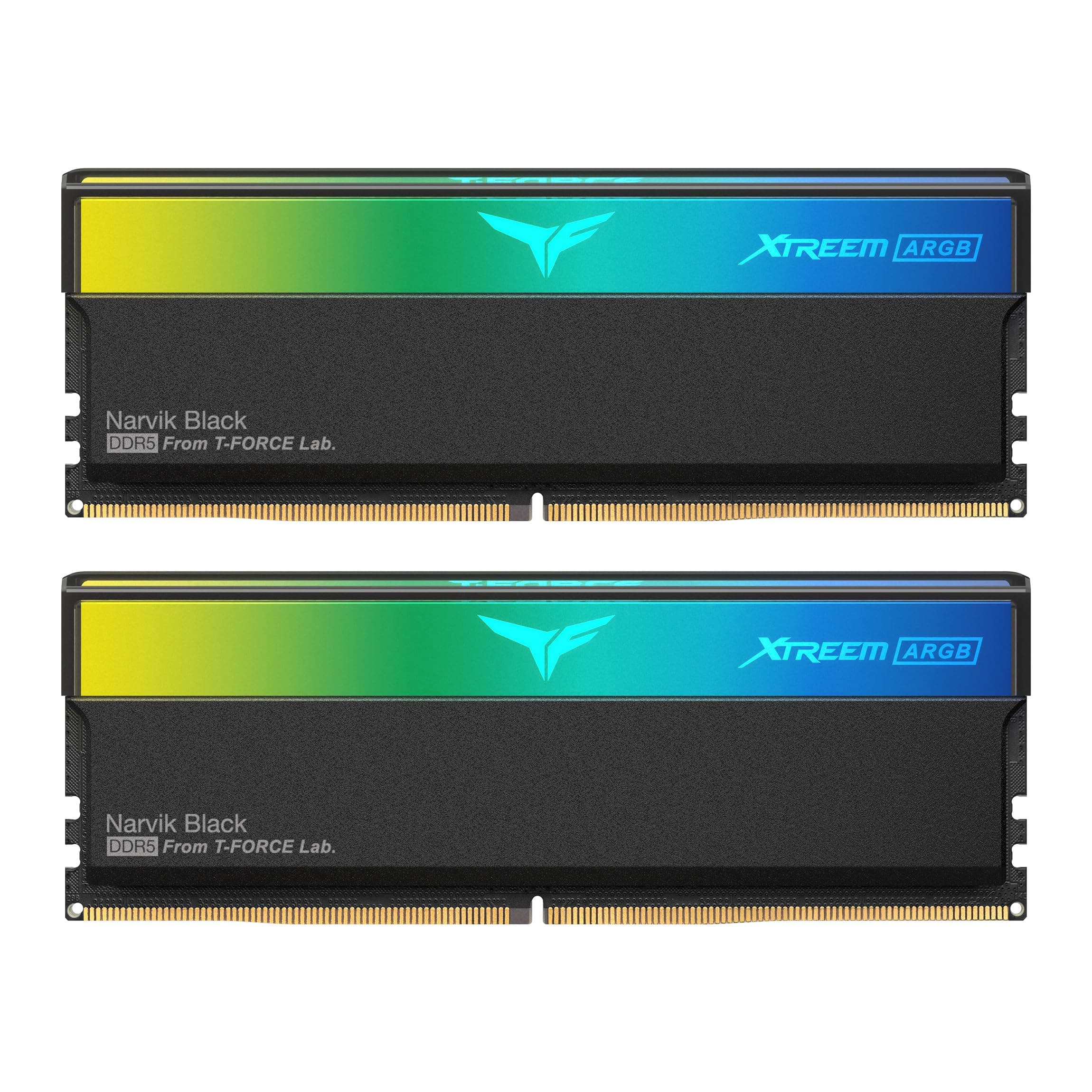 TEAMGROUP T-Force XTREEM ARGB DDR5 Ram 48GB (2x24GB) 8000MHz PC5-64000 CL38 M-DIE Desktop Memory Module Ram for 600 700 Series Chipset XMP 3.0 Ready Black FF9D548G8000HC38EDC01